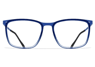 Bright blue Blackfin glasses frames