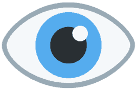 Clip art of blue eye