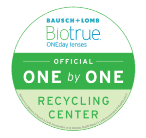 Green label of BioTrue One by One recylcing program